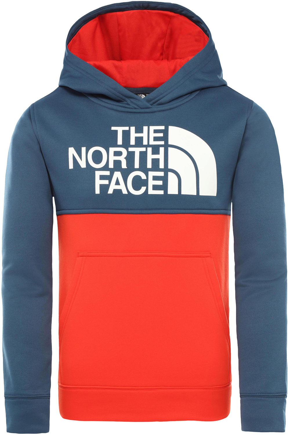 Толстовка для активного отдыха The North Face 2020 Boy’s Surgent P/O Block Hoodie Fiery Red