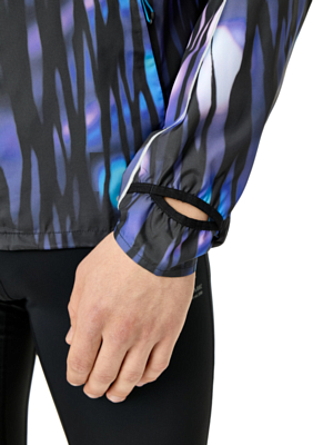 Куртка беговая Asics Road Lite Show Packable Blue