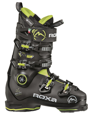 Горнолыжные ботинки ROXA Rfit Pro 110 Gw Black/Black/Acid — купитьнедорого, цены в магазине КАНТ