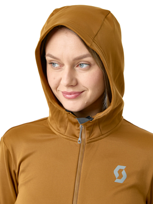 Джемпер SCOTT Defined Mid Zip Bread Brown