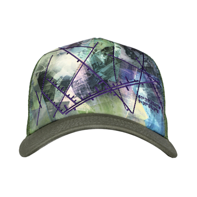 Кепка Buff Trucker Cap Campast Green