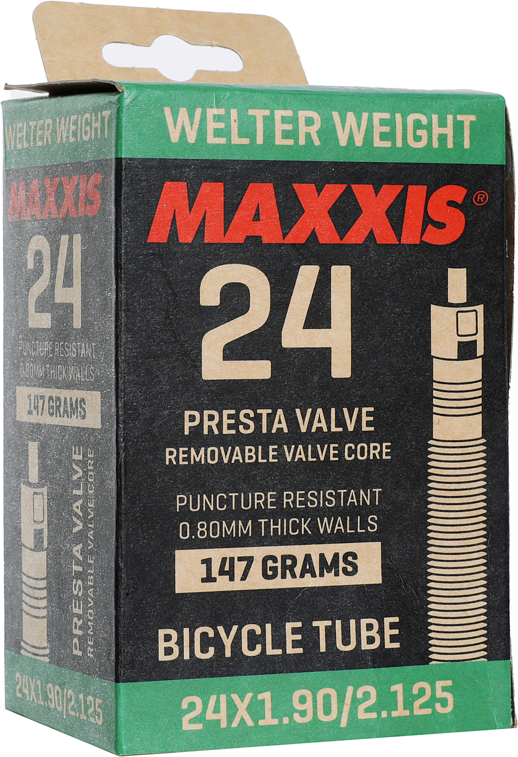 Велокамера Maxxis Welter Weight 24x1.90/ 2.125 LFVSEP Вело ниппель