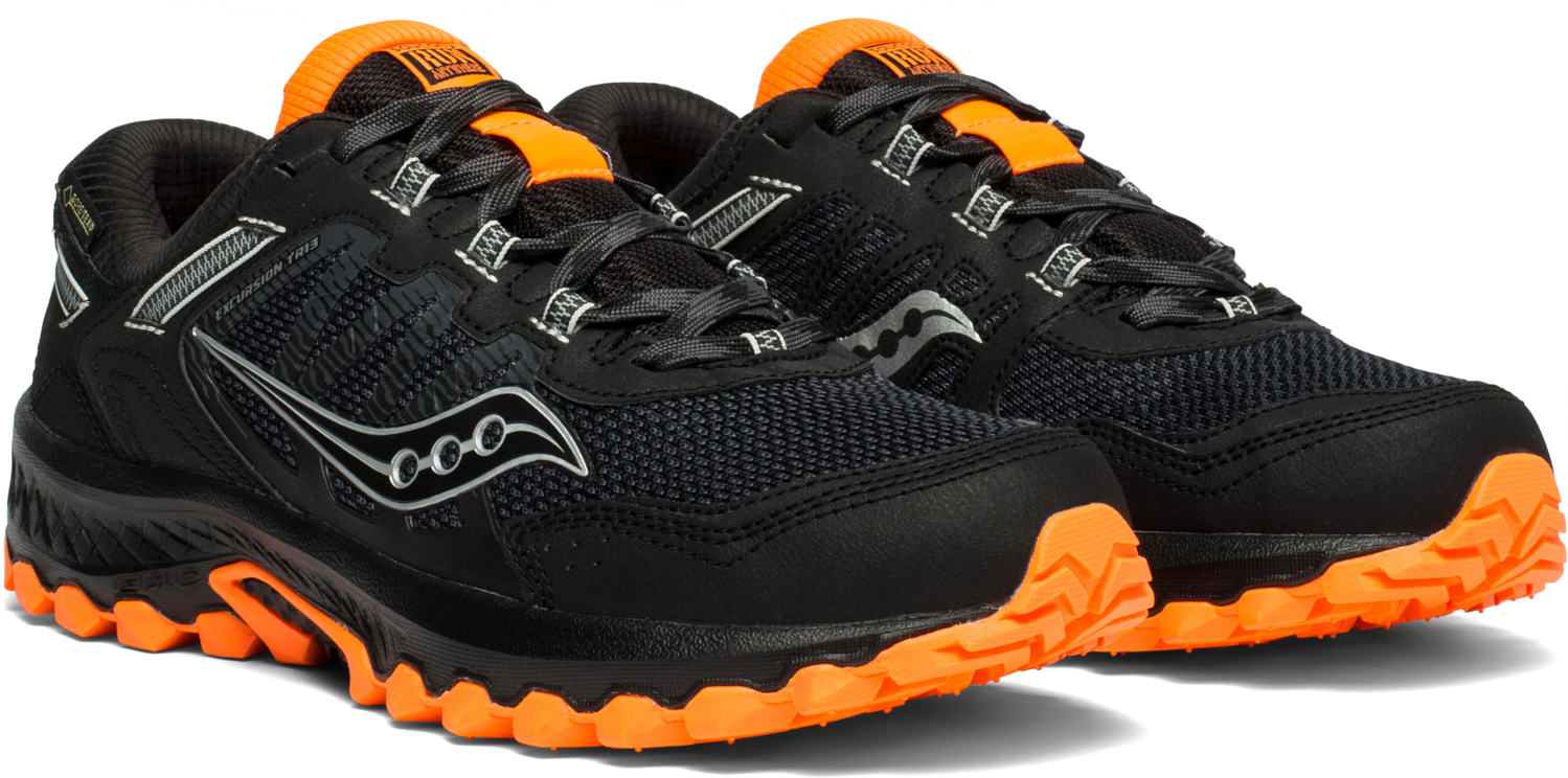 Беговые кроссовки Saucony 2019-20 VERSAFOAM EXCURSION TR13 GTX Black/Orange