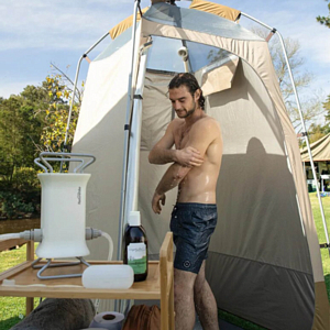 Душ туристический Naturehike Shower Changing Tent Brown