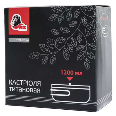 Кастрюля NZ 1,2 л титан
