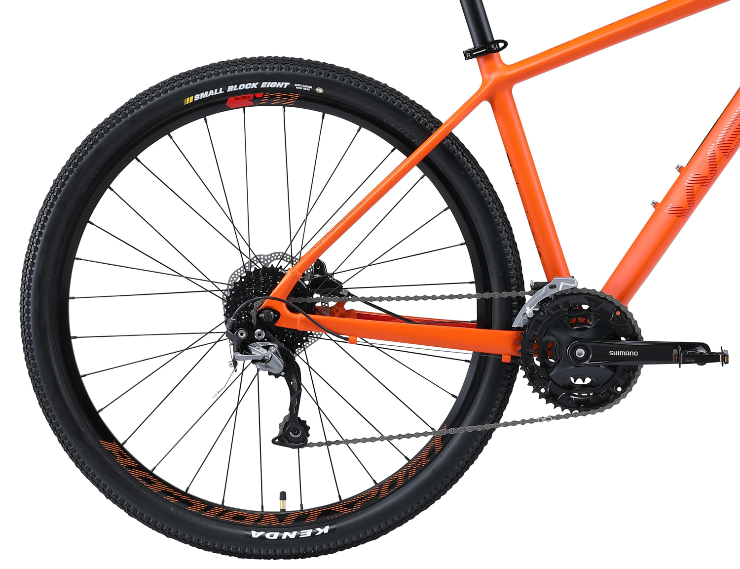 Велосипед Welt Rubicon 1.0 27 2020 Matt Orange/Red