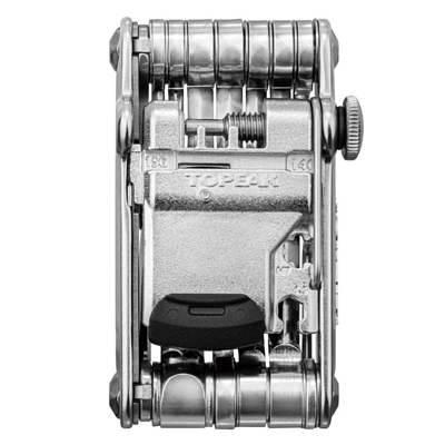 Мультитул велосипедный TOPEAK Mini PT30 W/POWER LINK CHAINTOOL AND TUBELESS REPAIR. W/BAG Silver