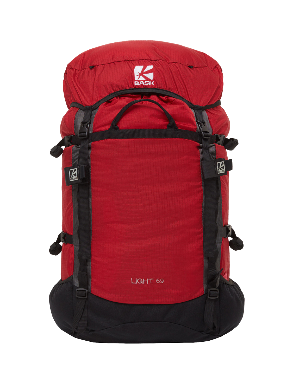 Рюкзак BASK Light 69 красный/темно-серый