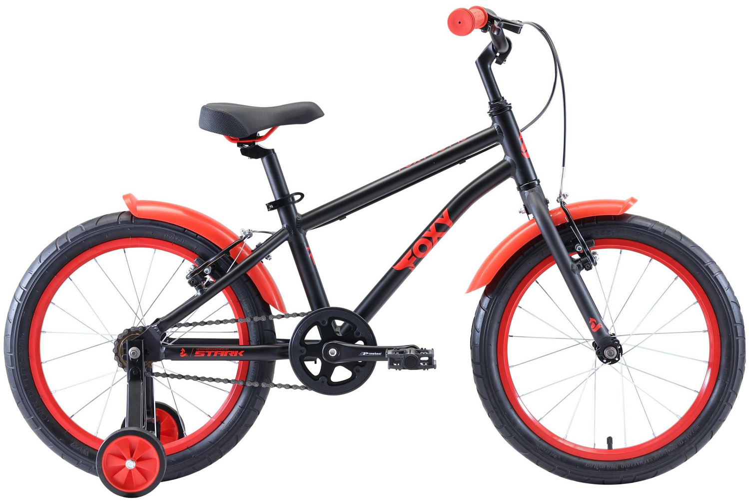 Велосипед Stark Foxy 18 2020 черный/красный
