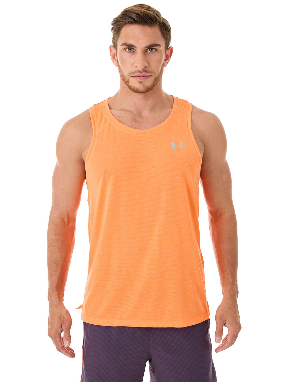 Майка беговая Under Armour Streaker Singlet Orange Blast