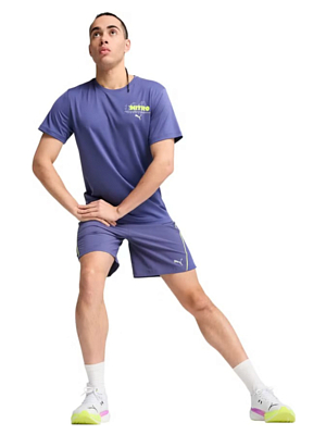 Футболка беговая Puma Graphics Nitro Blue Crystal