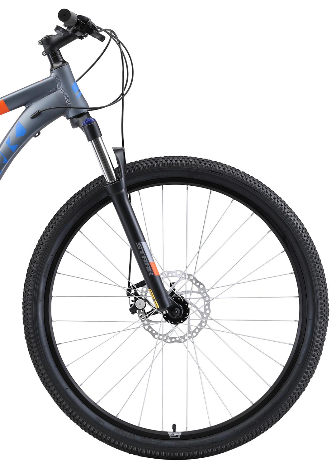 Велосипед Stark Router 29.4 D 2019 серый/голубой/оранжевый