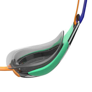 Очки для плавания Speedo Hyper Elite Mirror Green/Orange