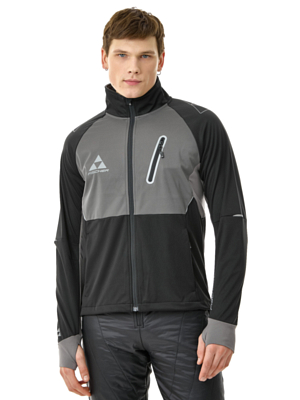 Куртка беговая FISCHER Asarna Black/Anthracite