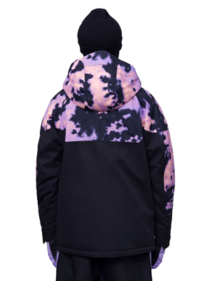 Куртка сноубордическая Анорак 686 Renewal Black/Violet Nebula