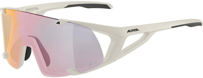 Очки солнцезащитные ALPINA Hawkeye S Qv Cool-Grey Matt/Qv Rainbow Mirror Cat.1-3 Hydrophobic, Fogstop