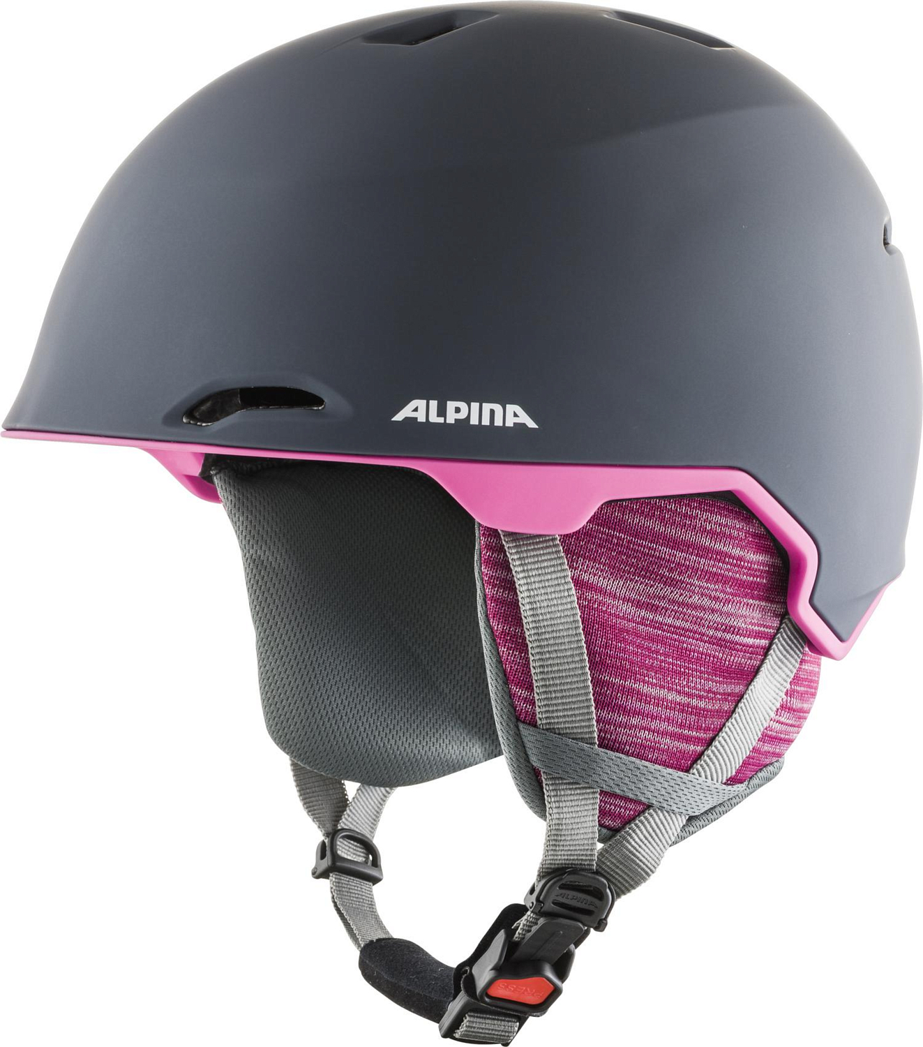 Зимний Шлем Alpina 2021-22 Maroi Grey-Pink Matt
