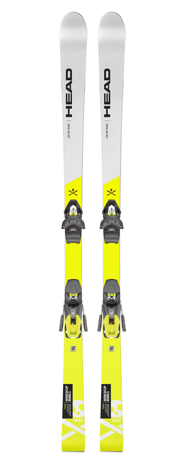 Горные лыжи с креплениями HEAD WC Rebels iGS RD Team SW RP WCR T+EVO 9 GW CA BRAKE 85 [D] Neon Yellow