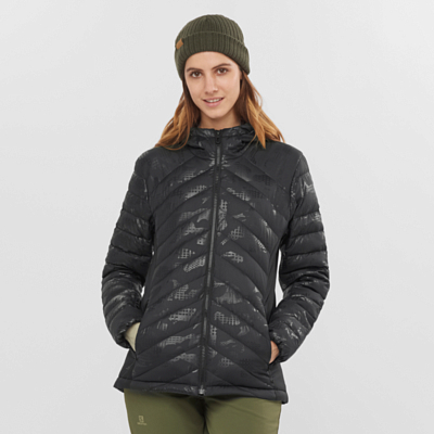 Куртка SALOMON Transition Down Hoodie W Black/Heather