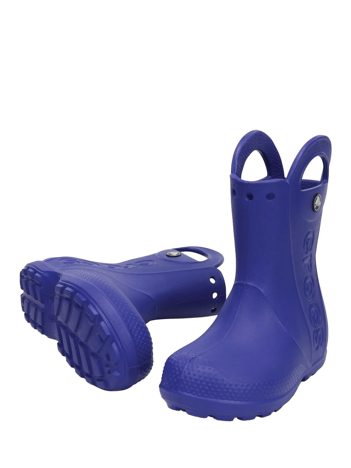 Сапоги резиновые Crocs Rain Boot K Cerulean Blue