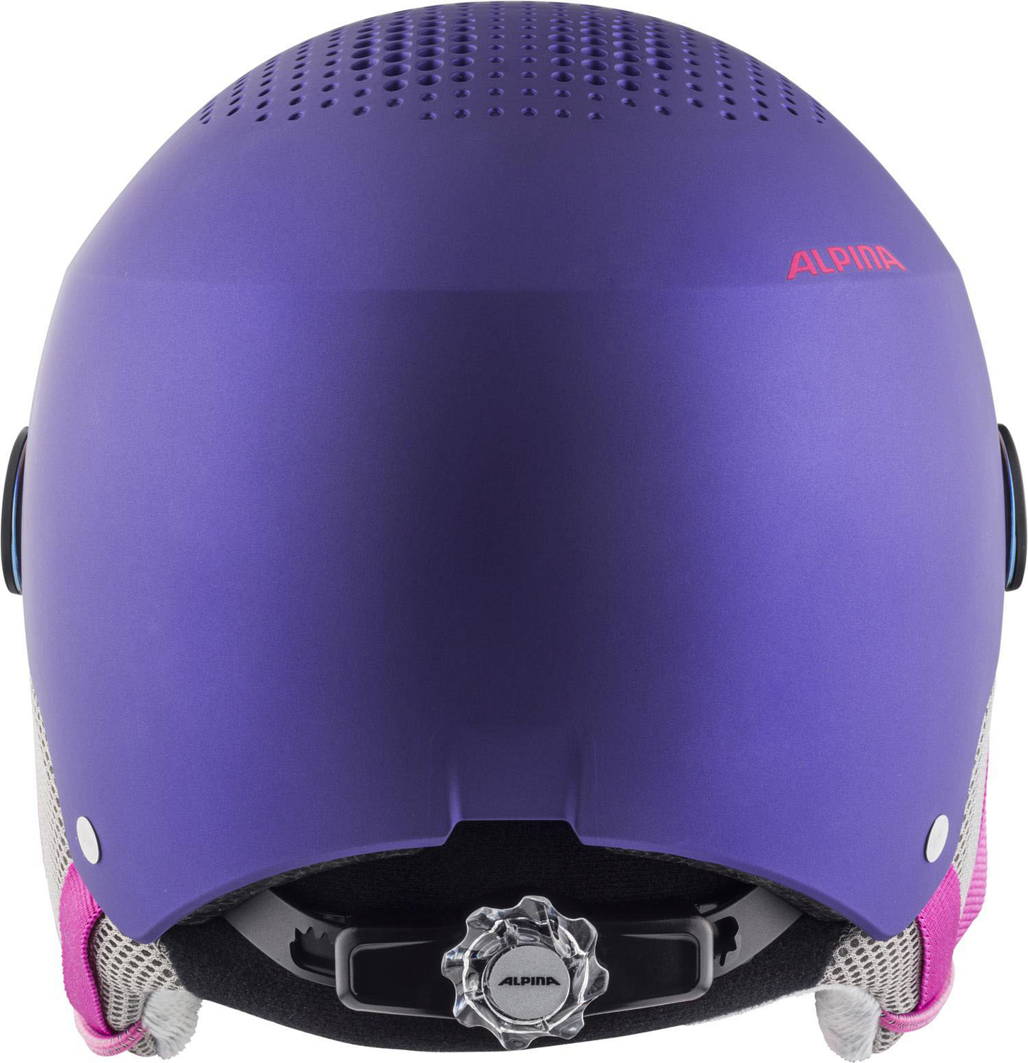 Шлем с визором детский ALPINA Zupo Visor Q-Lite Violet Matt