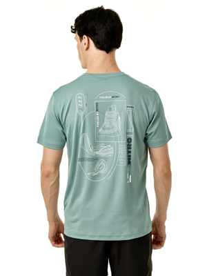 Футболка беговая Puma Graphics Nitro Green Moon