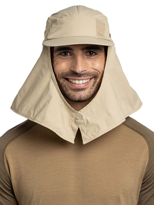Кепка Buff Desert Cap Solid Birch Grey