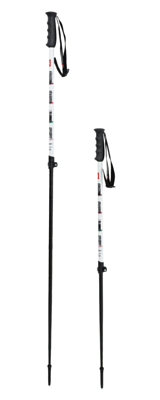 Телескопические горнолыжные палки MAJESTY Freeski Black