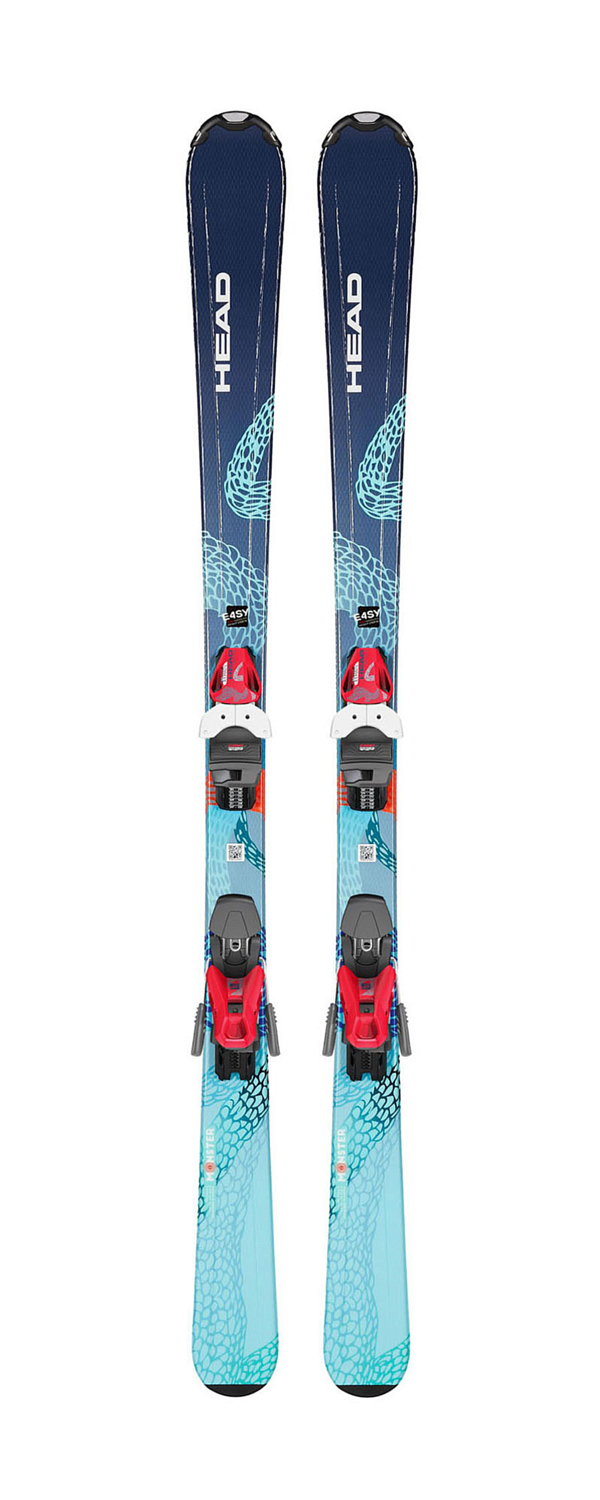 Горные лыжи с креплениями HEAD Monster Easy JRS (117-157)+JRS 7.5 GW CA BR 78 [H] Multi colored