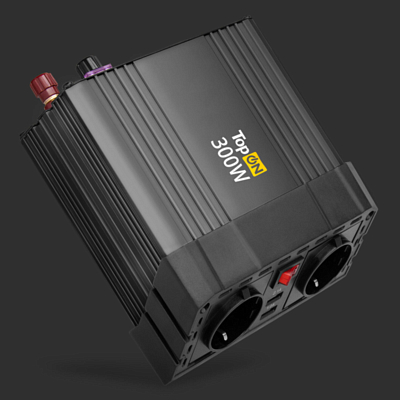 Автомобильный инвертор TopOn TOP-PI300 300W Черный