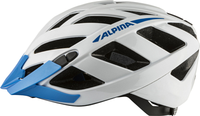 Велошлем ALPINA Panoma 3.0 White-Blue Gloss