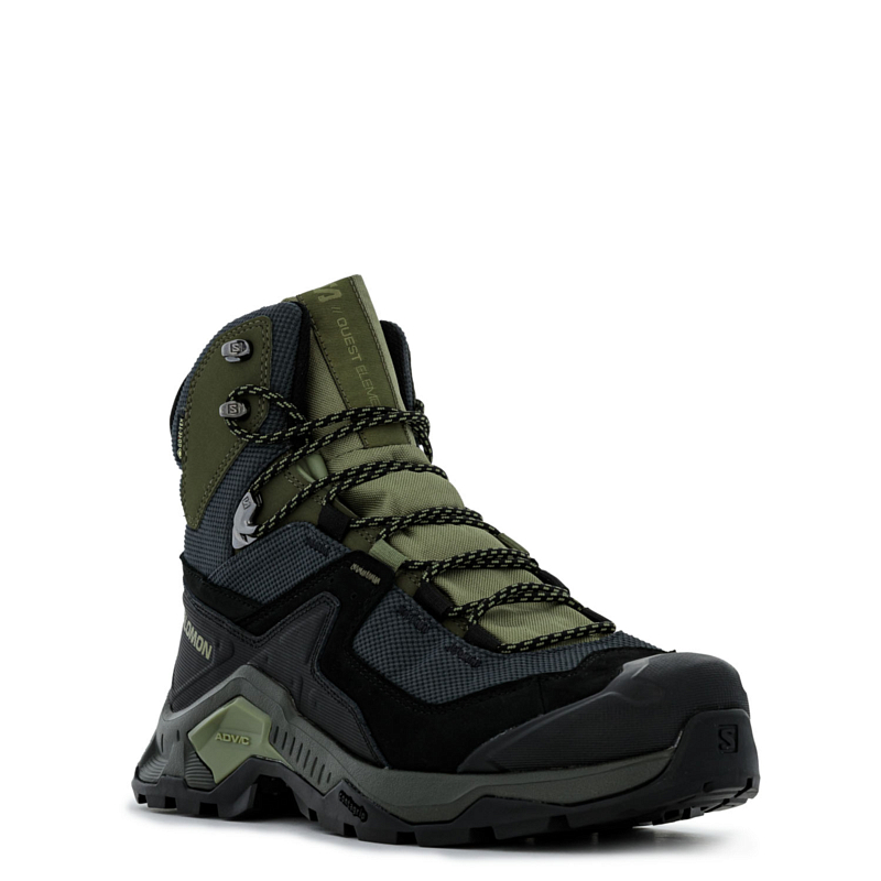 スニーカー Salomon Quest Element GTX Black Deep Richen Green Olive Nigh Salomon Quest Element GTX M - Black/Deep Lichen Green/Olive
