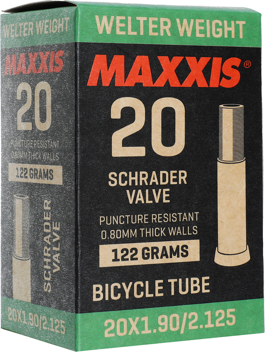 Велокамера Maxxis Welter Weight 20x1.90/2.125 LSV Авто ниппель