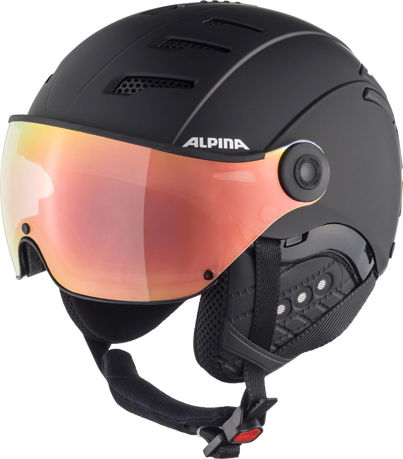 Зимний Шлем Alpina 2022-23 Jump 2.0 Q-Lite Black Matt
