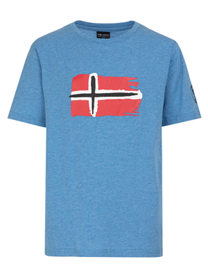 Футболка Trollkids Oslo T Medium Blue