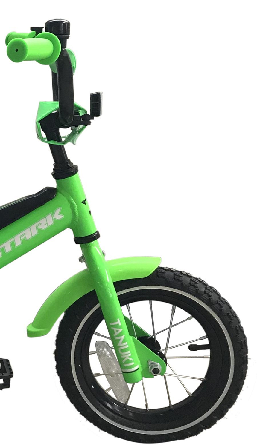 Велосипед Stark Tanuki 12 Boy 2018 green/black/white