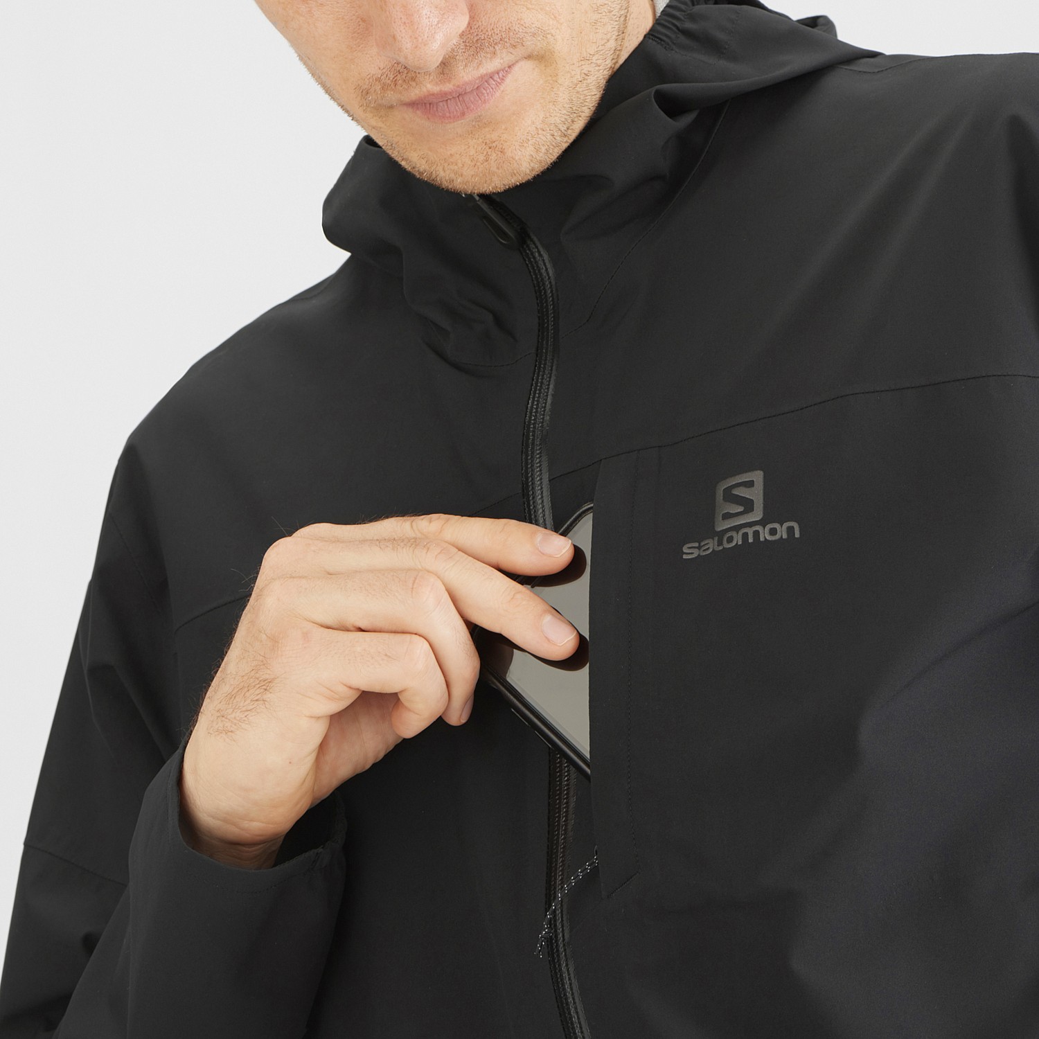 Куртка для активного отдыха SALOMON OUTRACK 2.5L JACKET M BLACK