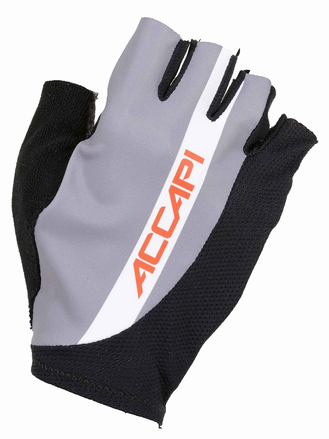 Перчатки велосипедные Accapi Fingerless Cycling Gloves Gray/White