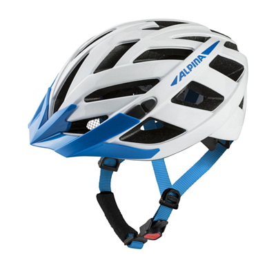 Велошлем ALPINA Panoma 2.0 White-Blue Gloss