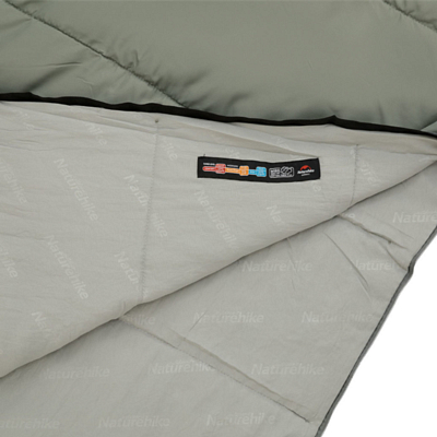 Спальник Naturehike Envelope M180 Right Zipper Grey