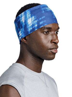 Повязка Buff CoolNet UV Wide Headband Attel Blue