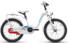 Велосипед Scool niXe Steel 16 2018 white/blue/red