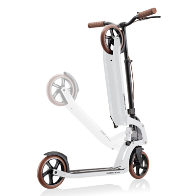 Самокат Globber One K 180 Piston Deluxe Белый