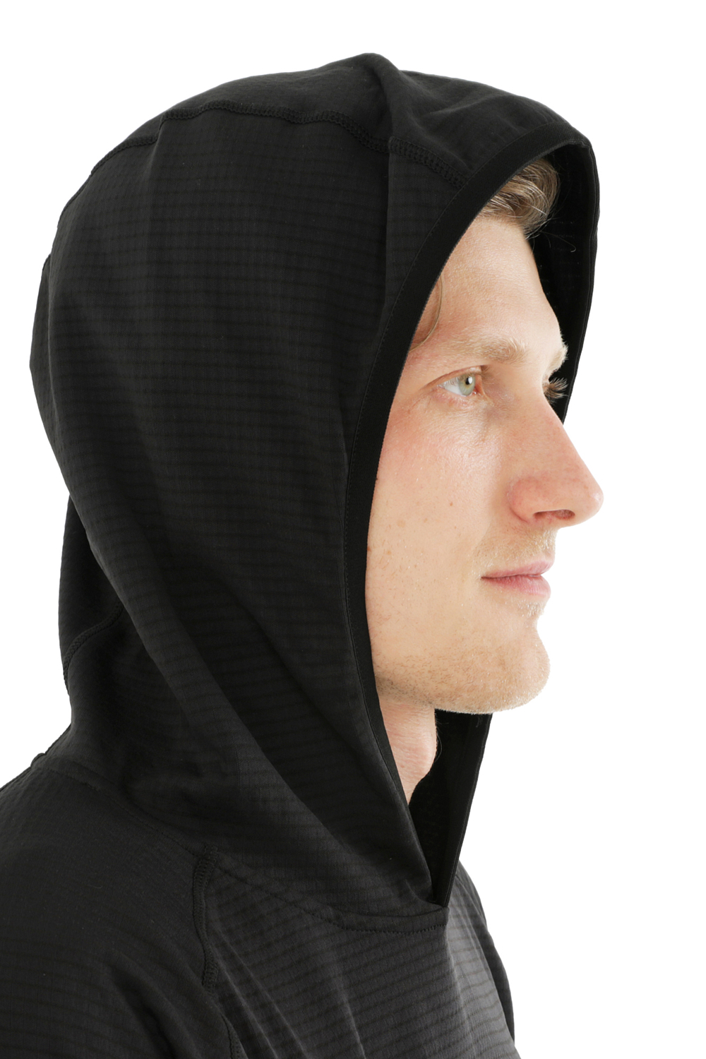 Grid deals fleece hoodie
