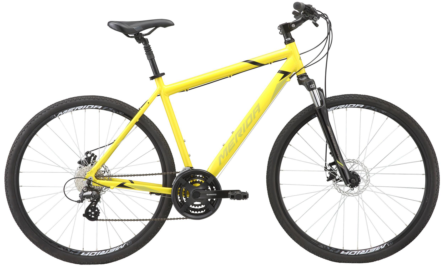 Велосипед MERIDA Crossway 15-MD 2020 Silk Bright Yellow(Black)