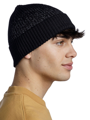 Шапка Buff Merino Active Hat Solid Black