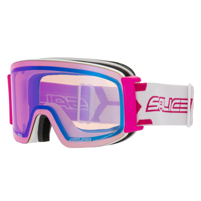 Маска горнолыжная Salice 102DARWF White-Purple/Darw Radium S2
