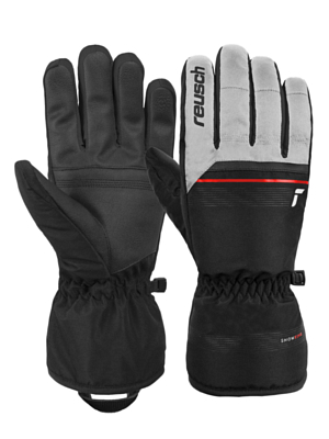 Перчатки REUSCH Snow King White/Fire Red/Black