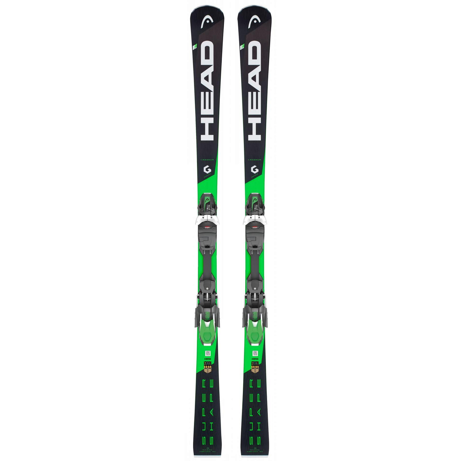 Горные лыжи с креплениями HEAD 2018-19 Supershape i.Magnum SW MFPR+PRD 12 GW BRAKE 85 [F] black/green