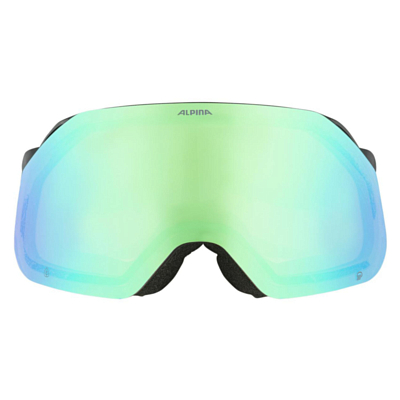 Маска горнолыжная ALPINA Blackcomb Q Black-Olive Matt/Q-Green S2
